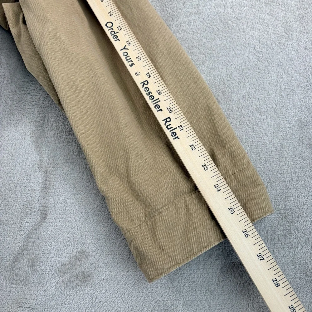 Orvis Quilt Lined Field Corduroy Collar Barn Chore Jacket in Beige Men 2XL Hunt